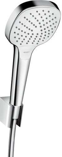 Set dus Hansgrohe Croma Select E Vario Porter, alb/crom - 26425400 - 1