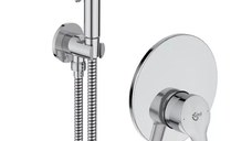 Set dus igienic Ideal Standard Alpha , 1/2'', incastrat, monocomanda, 1 jet, crom - BD125AA