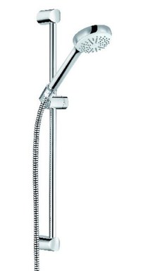 Set dus Kludi Logo, para de dus, bara de 600, crom - 6816005-00 - 1