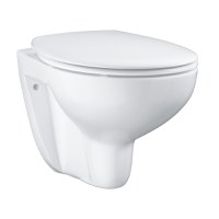 Set vas WC Grohe Bau Ceramic suspendat Rimless cu capac soft-close - 39351000 - 1