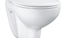 Set vas WC Grohe Bau Ceramic suspendat Rimless cu capac soft-close - 39351000
