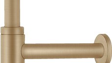 Sifon lavoar Design Plus Hansgrohe Flowstar S, brushed bronze - 52105140