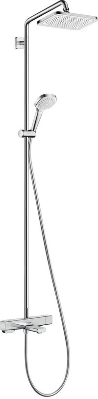 Sistem de cada/dus termostatic Hansgrohe Croma E 280, 1 jet, crom -  27687000 - 1