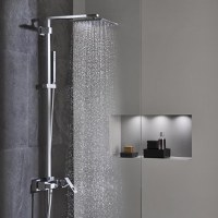 Sistem dus Grohe Eurocube montare pe perete-23147001 - 1
