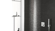Sistem dus Grohe Grohterm Smartcontrol, termostatic, incastrat, Rainshower 310 SmartActive Cube, 2 jeturi, set dus Euphoria Cube stick, crom, 34706000