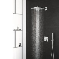 Sistem dus Grohe Grohterm Smartcontrol, termostatic, incastrat, Rainshower 310 SmartActive Cube, 2 jeturi, set dus Euphoria Cube stick, crom, 34706000 - 1