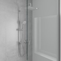 Sistem dus Hansgrohe Vernis Shape 230, 1 jet Reno, fara baterie, crom - 26282000 - 1