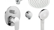 Sistem dus incastrat Ideal Standard Ceraflex IdealRain Evo, 2 consumatori, crom - BC447AA