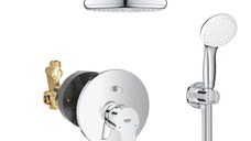 Sistem dus montaj incastrat Grohe Bauedge Perfect Shower 210 ,corp incastrat inclus