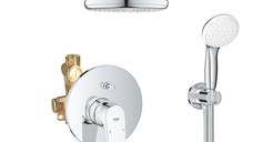 Sistem dus montaj incastrat Grohe Bauflow Perfect Shower,corp incastrat inclus ( 29113000 , 26412000,26406001)