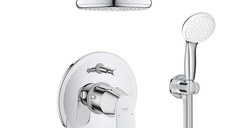 Sistem dus montaj incastrat Grohe Eurosmart Cosmo Perfect Shower 210 ,corp incastrat inclus(32879000,26406001,26412000)