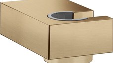 Suport de dus Hansgrohe Porter E, brushed bronze - 28387140
