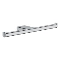 Suport dublu pentru hartie igienica, Hansgrohe, AddStoris, crom-41748000 - 1