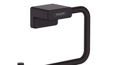 Suport hartie igienica AddStoris Hansgrohe, negru mat - 41771670