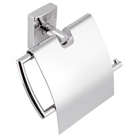 Suport hartie igienica cu capac Ferro, Metalia 12, crom - 0238.0 - 1