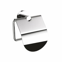 Suport hartie igienica cu protectie Ferro, Grace, crom - AC15 - 1