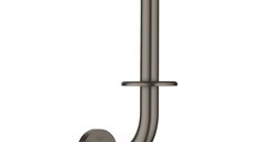 Suport hartie igienica Grohe Essentials, montare pe perete, fixare ascunse, brushed hard graphite - 40385AL1