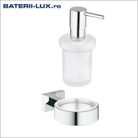 Suport perete si dozator sapun GROHE Essentials Cube-(40508001),(40394001) - 1