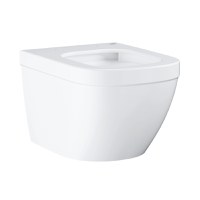 Vas WC Grohe Euro Ceramic , suspendat, evacuare orizontala, rimless, alb -39206000 - 1
