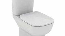Vas wc pe pardoseala pentru rezervor asezat Ideal Standard Esedra, evacuare laterala, alb - T283401