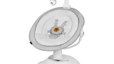 Balansoar, Lionelo, Bella, Multifunctional, Electric, Scaun reglabil, Ecran tactil si telecomanda, 6 miscari unice, 5 viteze, Cu melodii, Gri