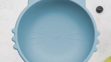 Bol din silicon, AppeKids, Kitty I - Aqua Blue