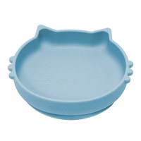Bol din silicon, AppeKids, Kitty II - Aqua Blue - 6