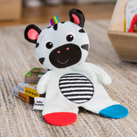 Bright Starts - Jucarie de dentitie din plus pentru bebelusi Zebra Zen - 5