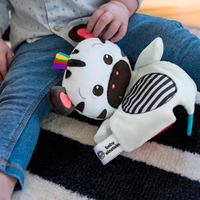 Bright Starts - Jucarie de dentitie din plus pentru bebelusi Zebra Zen - 4