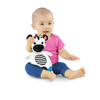 Bright Starts - Jucarie de dentitie din plus pentru bebelusi Zebra Zen - 2