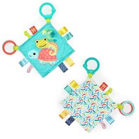 Bright Starts - Jucarie mini paturica cu animalute vesele - 4