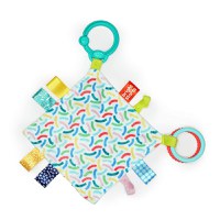 Bright Starts - Jucarie mini paturica cu animalute vesele - 2