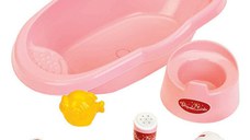 Cadita de Baie Klein cu Accesorii pentru Papusa Printesa Coralie