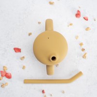 Cana din silicon cu pai, AppeKids - Honey - 3