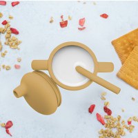 Cana din silicon cu pai, AppeKids - Honey - 4