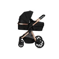 Carucior 2 in 1 Momi cu Landou Transformabil in Parte Sport Limuru Black - 3