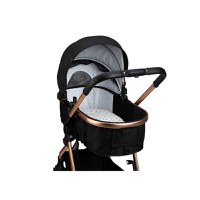 Carucior 2 in 1 Momi cu Landou Transformabil in Parte Sport Limuru Black - 4