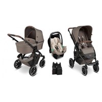 Carucior 3 in 1 Salsa 4 AIR cu Landou, Parte Sport, Adaptori si Scoica Auto Nature Fashion ABC-Design Colectia 2022 - 2