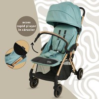 Carucior Sport AppeKids – Upp – Ultracompact, Pliere automata, De la nastere la 22kg - River Green - 6
