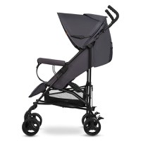 Carucior sport, Lionelo, Elia, Cu husa de picioare, Cu plasa de tantari, Conform cu standardul european de securitate EN1888-1, Gri inchis - 6