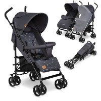 Carucior sport, Lionelo, Elia, Cu husa de picioare, Cu plasa de tantari, Conform cu standardul european de securitate EN1888-1, Gri inchis - 2