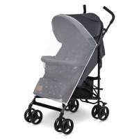 Carucior sport, Lionelo, Elia, Cu husa de picioare, Cu plasa de tantari, Conform cu standardul european de securitate EN1888-1, Gri inchis - 4