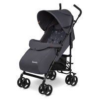 Carucior sport, Lionelo, Elia, Cu husa de picioare, Cu plasa de tantari, Conform cu standardul european de securitate EN1888-1, Gri inchis - 3