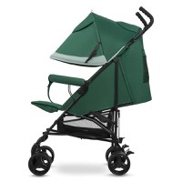 Carucior sport, Lionelo, Elia, Cu husa de picioare, Cu plasa de tantari, Conform cu standardul european de securitate EN1888-1, Verde inchis - 5