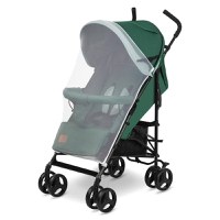 Carucior sport, Lionelo, Elia, Cu husa de picioare, Cu plasa de tantari, Conform cu standardul european de securitate EN1888-1, Verde inchis - 3