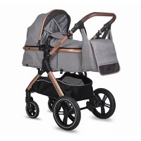 Carucior Transformabil 3 in 1 Coccolle Melora Moonlit Grey - 11