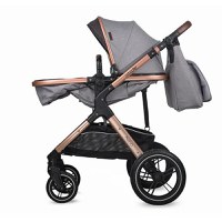 Carucior Transformabil 3 in 1 Coccolle Melora Moonlit Grey - 5