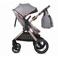 Carucior Transformabil 3 in 1 Coccolle Melora Moonlit Grey - 7
