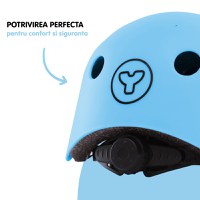 Casca protectie Yvolution 44-52 cm Blue - 3