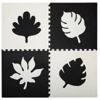Covoras de Joaca Puzzle 120x120 cm Momi Feli Black - 1